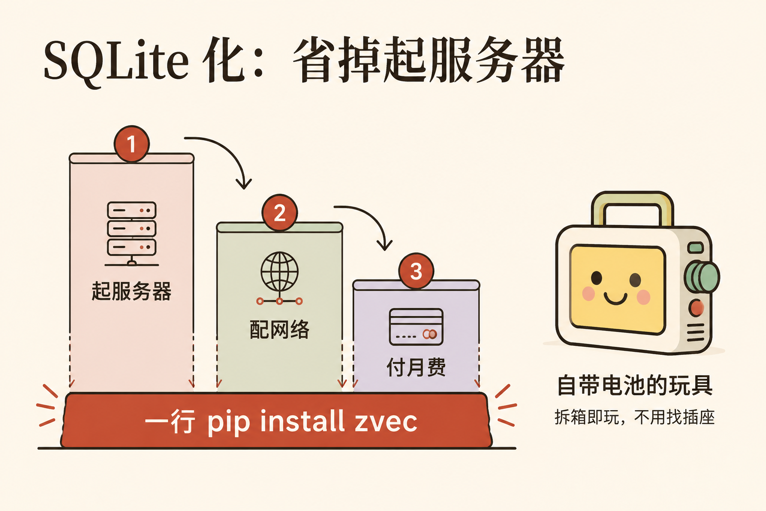 阿里把"向量数据库"做成了 SQLite——一行 pip 装上，省掉一台服务器 配图 4